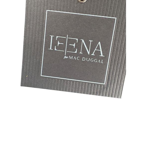 MAC DUGGAL Dress Size XS Evening Gown NEW Black Mini Rhinestone Neckline - Picture 3 of 6